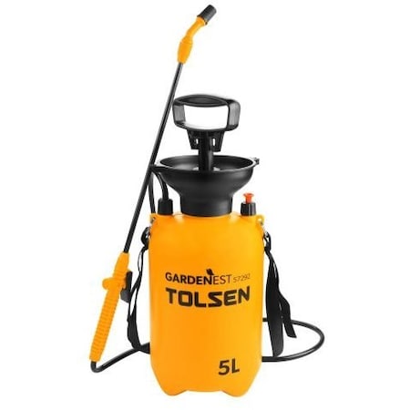 Tolsen Garden Sprayer Sprayer Wand and Hose, Shoulder Belt, 1.32 Gallons / 5 Liters 57292